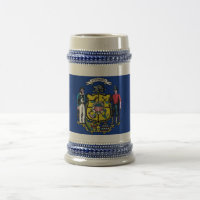Mug avec drapeau de l'Etat du Wisconsin -USA