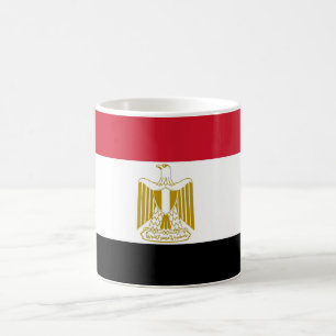 Mug avec drapeau d'Egypte