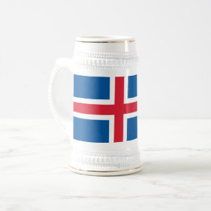 Mug avec drapeau d'Islande