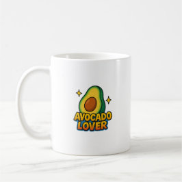 Mug avec illustration d'un avocat et des ins