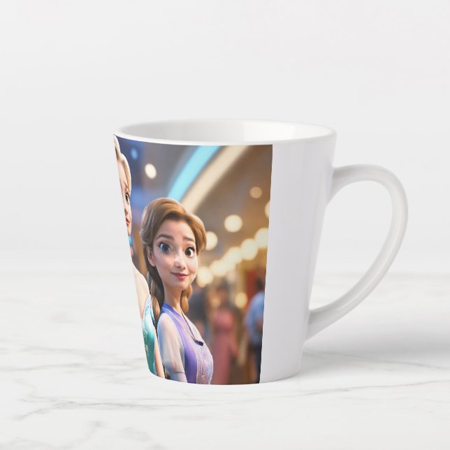 MUG AVEC IMAGE DE FILLE GELÉE (Droite)
