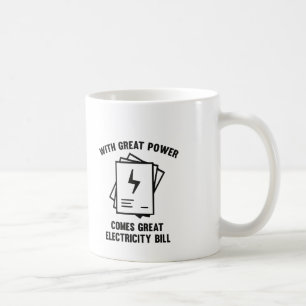 Mug Avec la grande puissance vient la grande