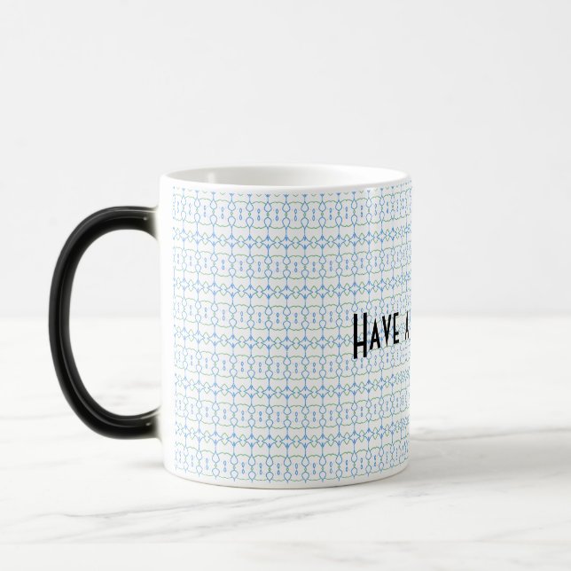 Mug avec le texte "Bonne journée" (Gauche)