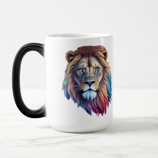 Mug avec l'image d'un Lion "Téméraire et courageux