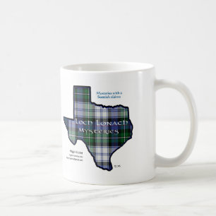 Mug avec Loch Lonach Mysteries Tartan Texas Logo