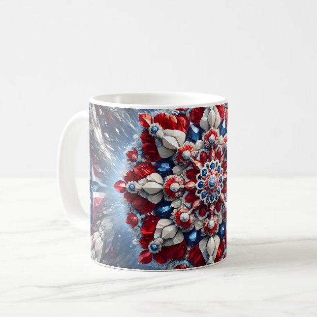 Mug avec Norvège Couleurs Design (Devant gauche)