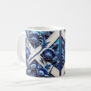 Mug avec Scottish Thistles Design