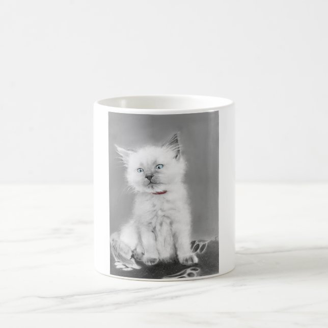 Mug avec un chaton mignon (Centre)