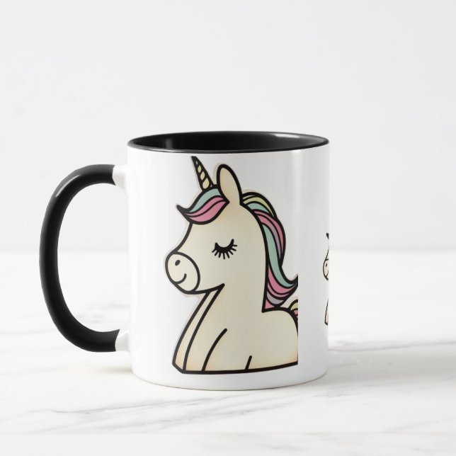 mug avec un design licorne (Gauche)
