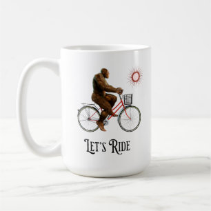 Mug Aventure cycliste amusante de Bigfoot rétro