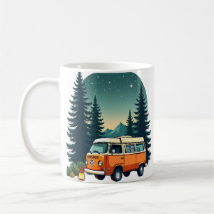 Mug Aventure de camping rétro Van Life Explorateur de