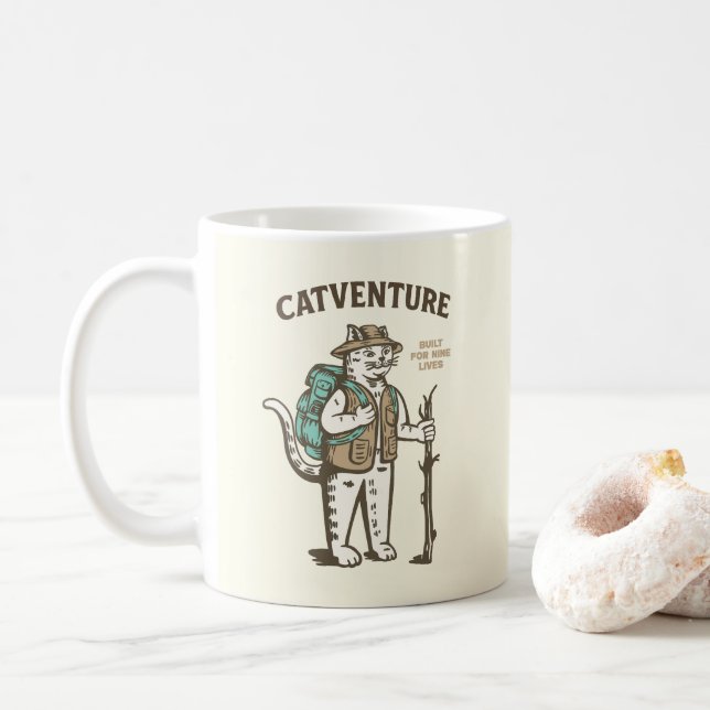 Mug Aventure féline (Avec donut)