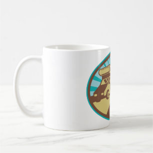 Mug Aventure montagneuse en camping-car rétro Vintage