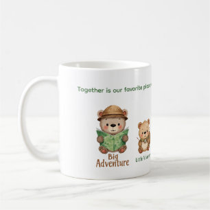 Mug Aventure Ourson Mignon Cadeau de Famille Correspon