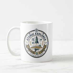 Mug Aventure spatiale rétro - Badge de fusée classique