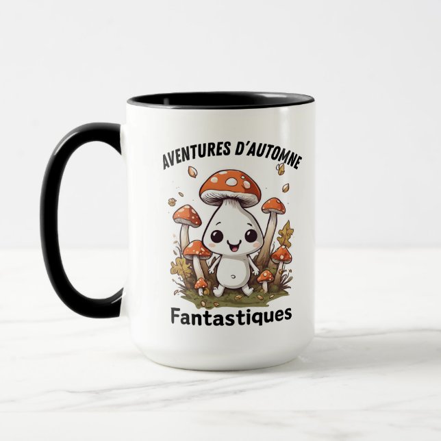Mug Aventures d'automne fantastiques, mushroom, morel (Gauche)