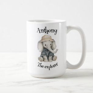 Mug Aventures Safari Bébés   Animaux à l'aquarelle mig