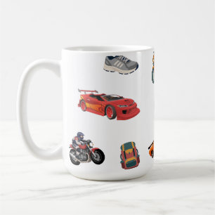 Mug Aventurier et Passionné de Course Autocollant