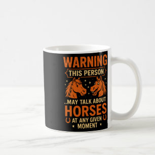 Mug Avertissement Cette Personne ...peut Parler de Che