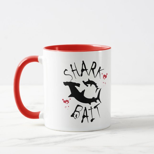 Mug Avertissement concernant le surfeur d'appâts pour  (Gauche)