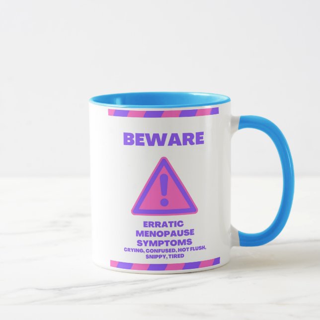 Mug Avertissement de ménopause (Droite)