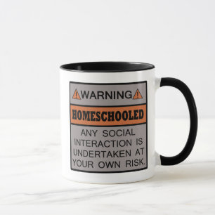 Mug Avertissement ! Homeschooled !