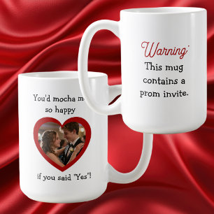 Mug Avertissement Invitation Bal   Promposal Photo Caf