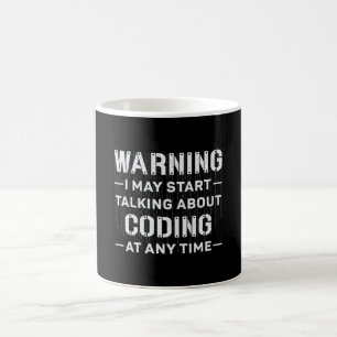 Mug Avertissement Je Peux Commencer À Coder Médicale C
