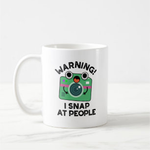 Mug Avertissement Je Shap Sur Les Gens Drôle Caméra Pu