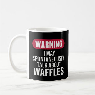 Mug Avertissement mignon Je peux parler spontanément d