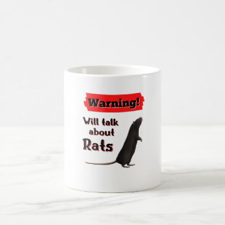 Mug Avertissement Parlant De Rats