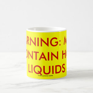 Mug AVERTISSEMENT : PEUT CONTENIR MAI CONTIENNENT la
