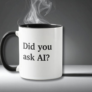 Mug Avez-vous demandé à AI ?, Co-worker Drôle Citation