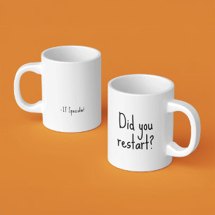 Mug Avez-vous redémarré ?   Funny IT Specialist Office