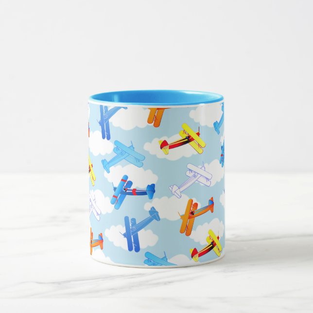 Mug Aviateur d'avion vintage (Centre)