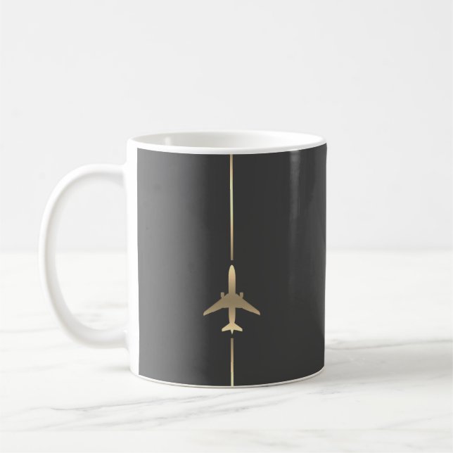 Mug Aviation minimaliste (Gauche)
