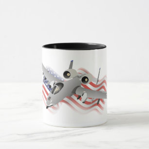 Mug Avion américain A-10 Warthog Jet