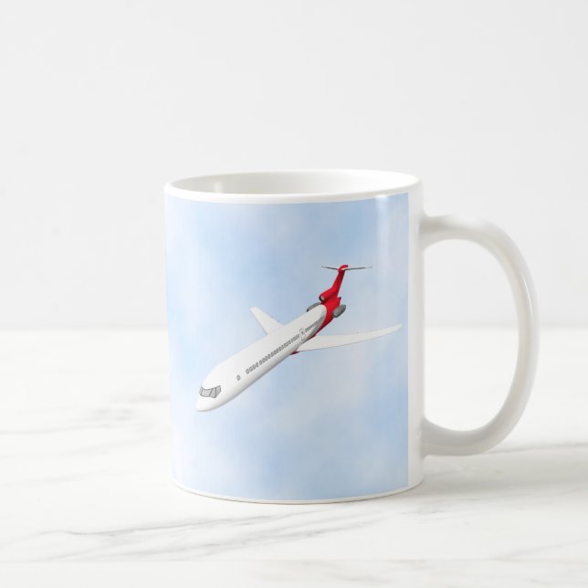 Mug Avion commercial : modèle 3D : (Droite)