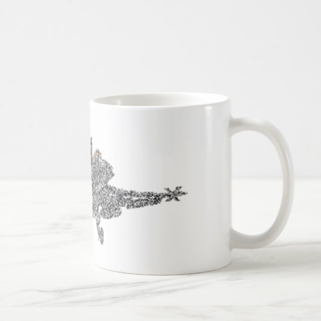 Mug Avion de chasse du frelon F18 - charge statique - (Droite)