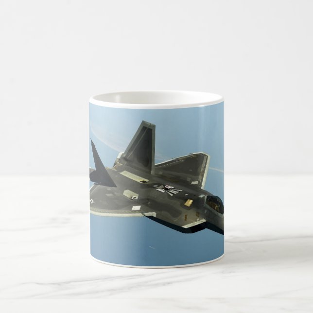 Mug Avion de chasse F-22 (Centre)