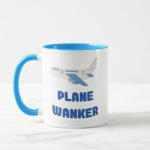Mug Avion Drôle - Cadeau de Mug de Blague Drôle Po