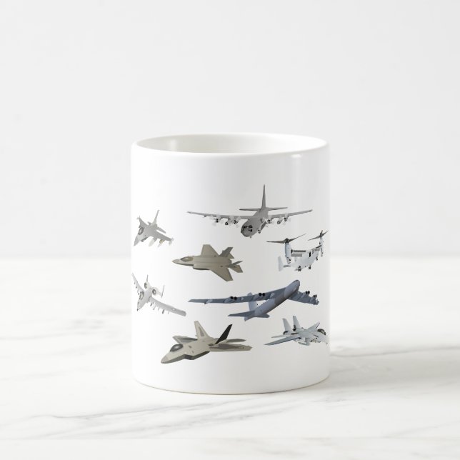 Mug Avion militaire américain (Centre)