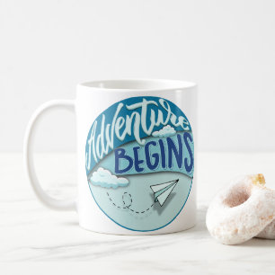 Mug Avion papier L'aventure commence