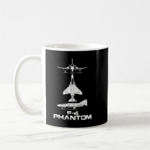 Mug Avion pilote d'avion de chasse fantôme F-4 Ai mili