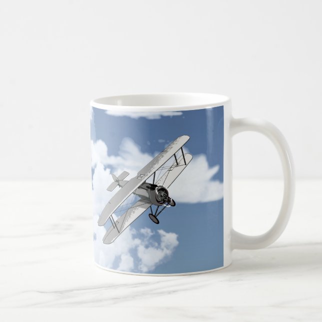 Mug Avion vintage (Droite)