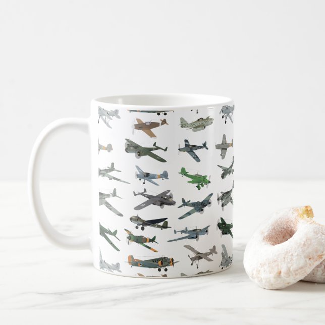Mug Avions 2ÈME GUERRE MONDIALE allemands (Avec donut)