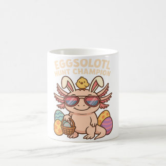 Mug Avis) : Champion de Chasse Eggsolotl - Funny Cute 