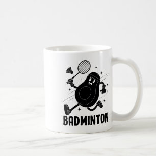 Mug Avocado Jouer Badminton Saine Cuisine végétarienne
