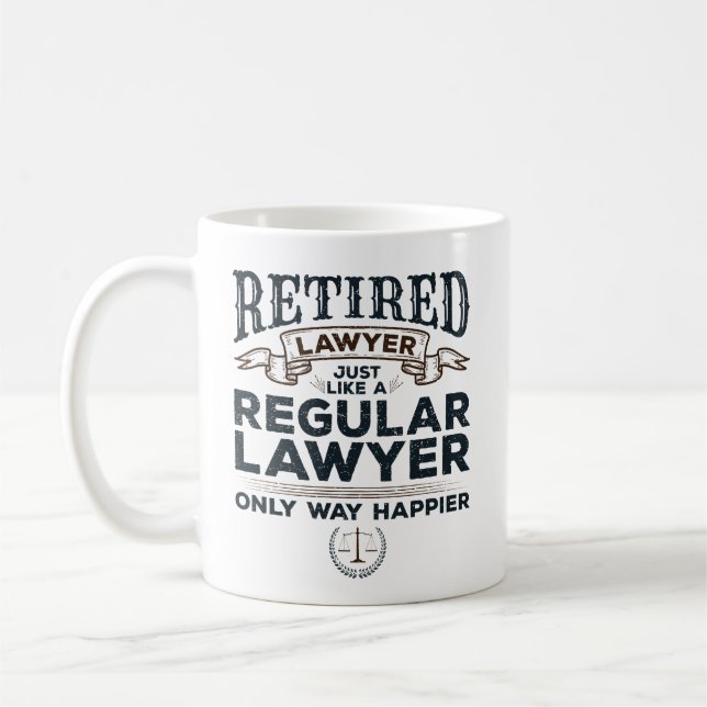 Mug Avocat à la retraite Procureur à la retraite beauc (Gauche)