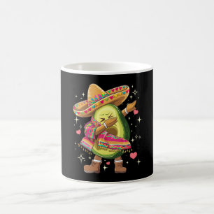 Mug Avocat Dabbing Cinco De Mayo Drôle Poncho Mexicain